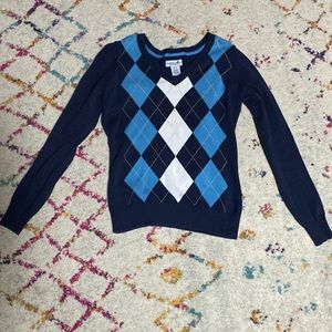 Trendy 2000’s checkered long sleeve